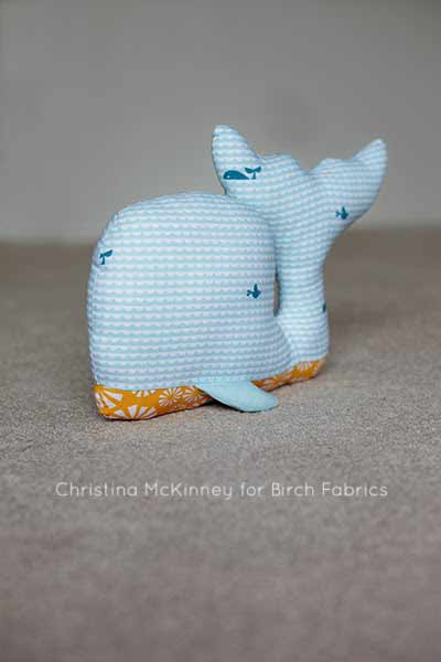 Whale plushie